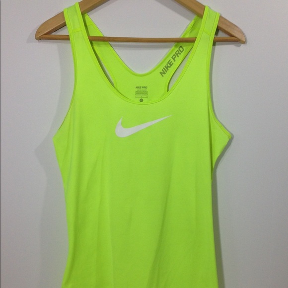 neon green nike tank top